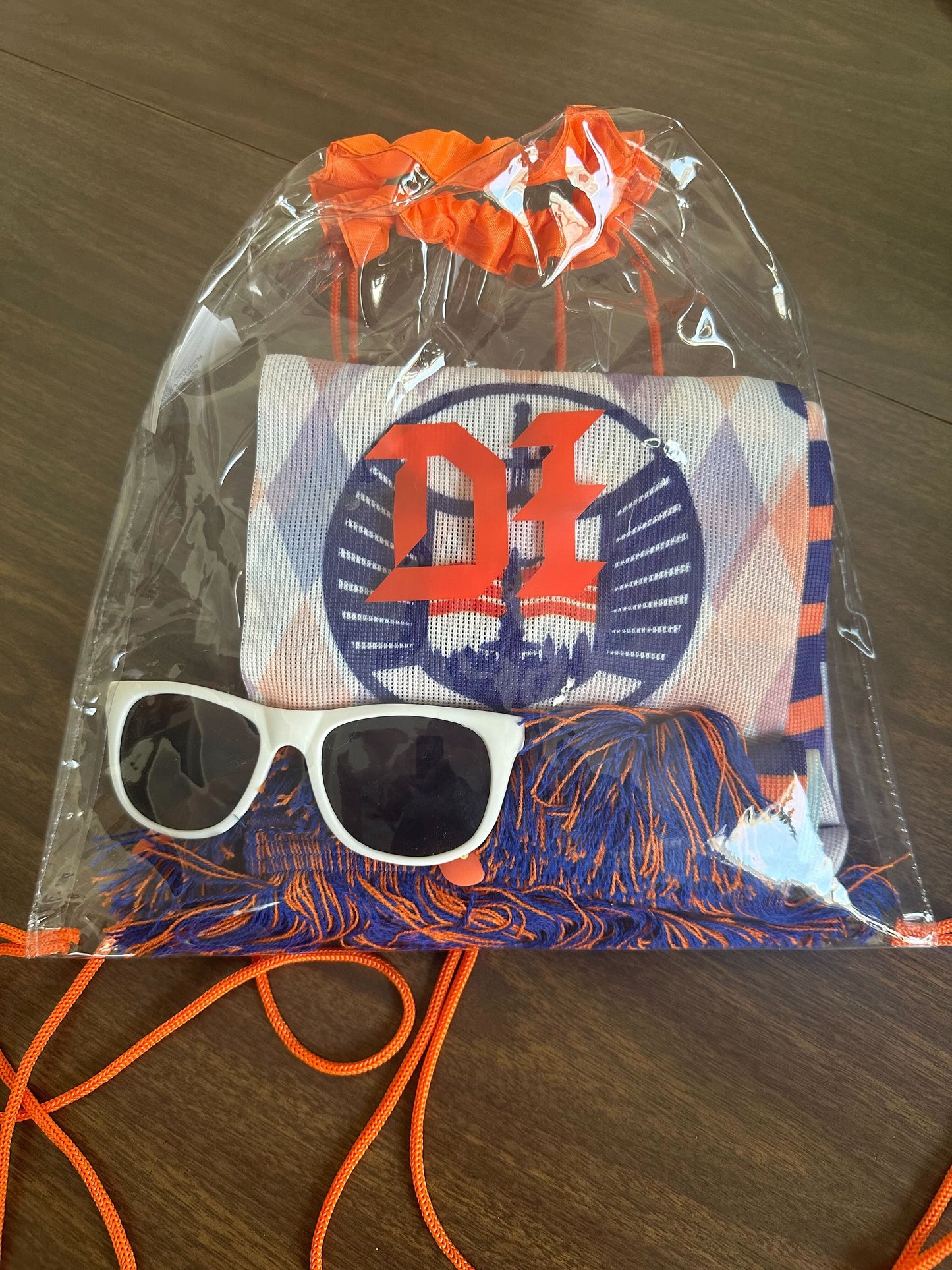 Clear Bag - Orange