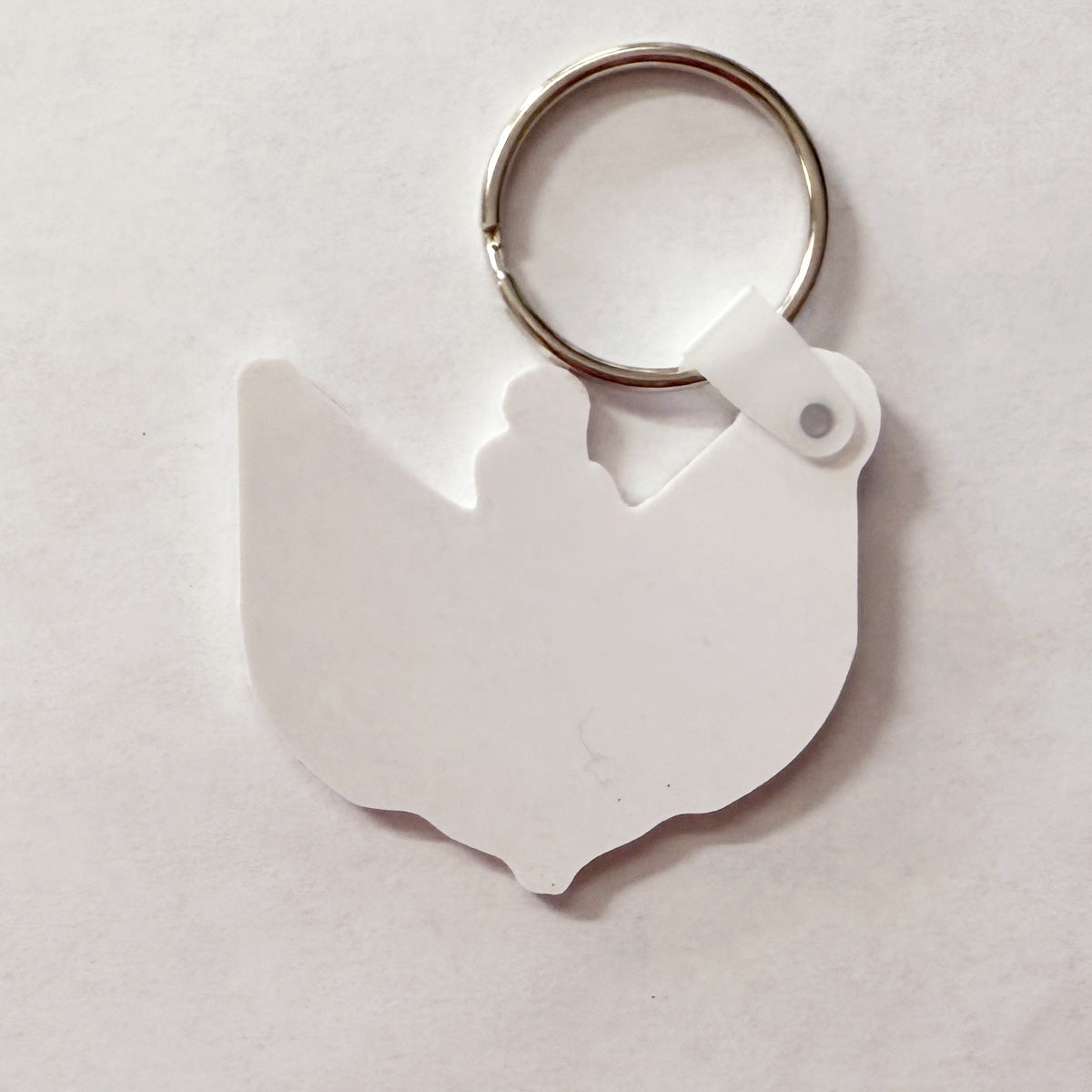 Die Innenstadt Rubber Logo Keychain